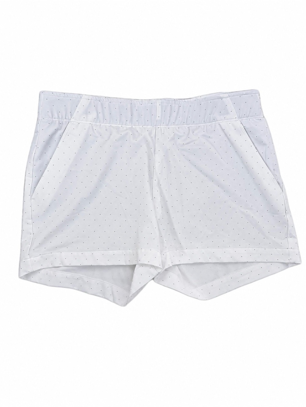 Under Armour Links Novelty Golf Shorts Women’s M White Gray Polka Dot Stretch